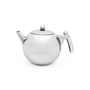 Bredemeijer Theepot Bella Ronde vlak 1.2 L chroom beslag