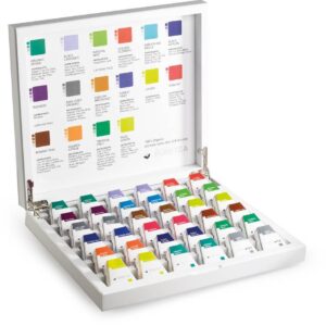 Pure Tea Theekist wit gevuld 36 vaks met 16 smaken